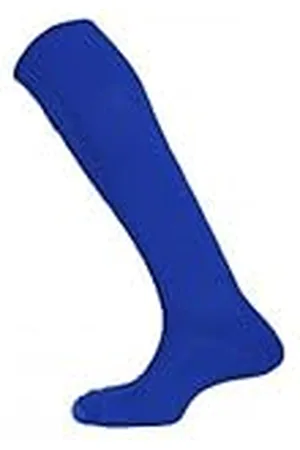 Mitre Mercury Medias de fútbol lisas juveniles, equipación de fútbol, medias largas ligeras, medias deportivas transpirables, talla 30-34, azul real