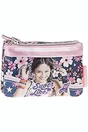 Disney Soy Luna Superlike-Monedero Cuadrado Doble, , 13.5 x 9.5 cm