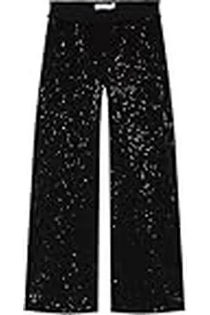 NAME IT Nkfrunic Sequin Wide Pant Pantalones de Tela, , 116 para Niñas