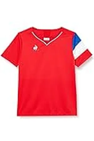 Le Coq Sportif N°5 Maillot Match Premium Ss Enfant Vint T-Shirt, Vintage Rojo, 8A