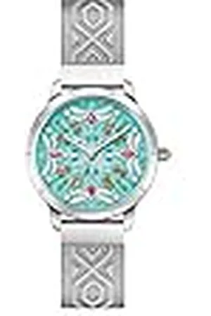 Thomas Sabo Reloj Analógico para Mujeres de Cuarzo con Correa en Acero Inoxidable WA0368-201-215-33 mm