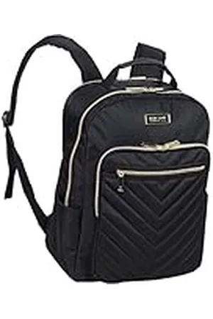 Kenneth Cole Chelsea Chevron - Mochila de viaje acolchada para laptop y tablet de 15 pulgadas para mujer, , Talla única, moderno