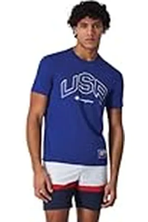 Champion Legacy Retro Sport-USA S/S Crewneck Camiseta, , XL Hombres