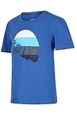 Regatta Bosley III - Camiseta Estampada De Algodón T-Shirts/Polos/Vests, Unisex niños, , 9-10