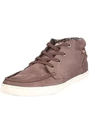 Buffalo 5050-I2833 Derby PU 122800 - Zapatillas Estilo Bota con Cordones para Hombre - Color Gris, Color marrón, Talla 44