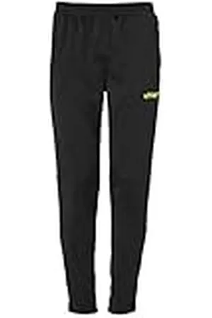 Uhlsport Score Track Pants Pantalón de Entrenamiento, Hombre, Negro/Amarillo Fluor, 116