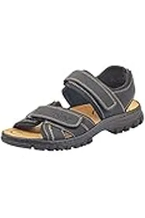 Rieker 25051, Sandalias Hombre, (Black 01), 44.5 EU