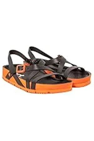 Art 1619 Burdeos, Sandalia Mujer, Nappa Black-Orange, 38 EU