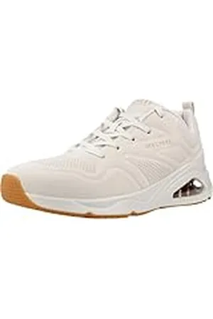 Skechers Tres-Air Uno, Zapatillas Mujer, White, 38 EU