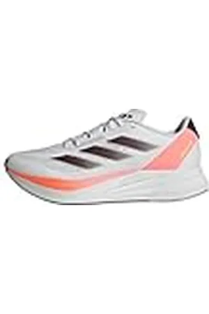 adidas Duramo Speed Running Shoes, Zapatillas para Correr Hombre, Cloud White/Aurora Met/Solar Red, 50 2/3 EU