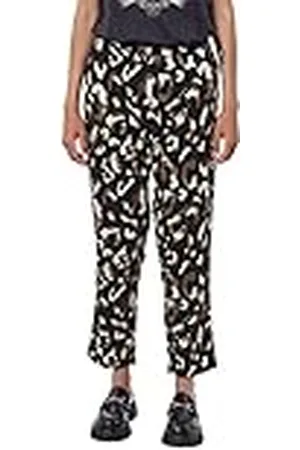 Kaporal 5 Dafne-Pantalón para Mujer (Talla L), Color Negro y Beige