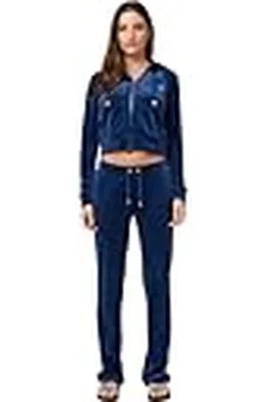 Juicy Couture Classic Velour Hoodie with Juicy Logo Sudadera con Capucha, , M (Pack de 14) para Mujer