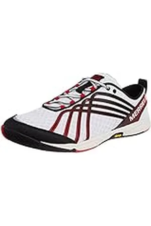 Merrell ROAD GLOVE 2 Zapatillas de correr para hombre, Blanco (WHITE/CRIMSON), 50 EU