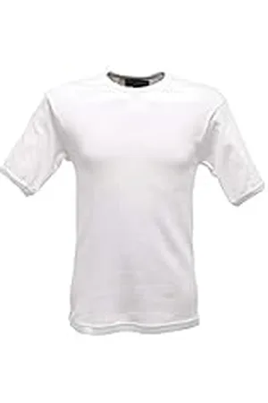 Regatta Short Sleeve Thermal Vest Base Layer, Hombre, White, XXL