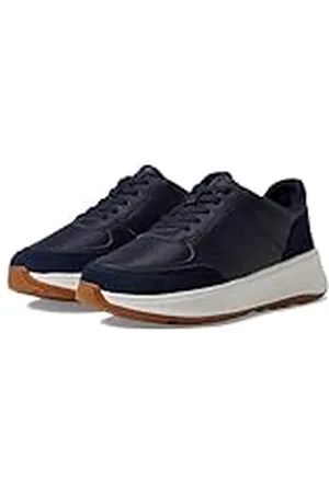 FitFlop F-Mode Leather/Suede Flatform Sneakers, Zapatillas Mujer, , 37 EU