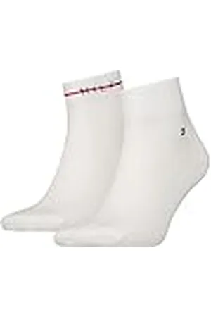 Tommy Hilfiger Quarter, (White), 43-46 (Pack de 2) para Hombre