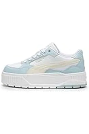 PUMA Karmen II Idol, Sneaker Mujer, White-Alpine Snow-Frosted Dew, 42.5 EU
