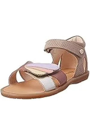 Naturino Fringe, Sandalia Niñas, Dorado (Gold), 20 EU