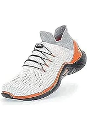 UYN City Running Black Sole, Sneaker Hombre, White/Orange, 40 EU