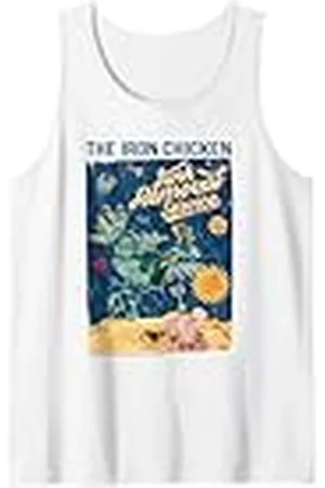 Clangers The Iron Chicken Servicio de eliminación de basura Retro Camiseta sin Mangas