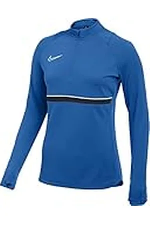 Nike Womens Dril Top Academy 21 Drill Top para Mujer, Royal Blue/White/Obsidian/White, CV2653-463, XL