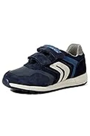 Geox J Alben Boy E, Sneakers para Niño, Multicolor (Navy/Dk Avio), 38 EU