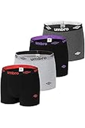 Umbro Boxer Umb/1/Bcx4, Bóxer , L, Hombre (pack de 4)