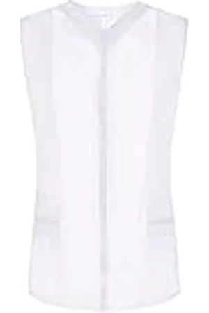 MISEMIYA Camisa Sanitaro Mujer Sin Manga Uniformes Limpieza Uniformes Medicos Clinica Veterinarias Ref.818 - S
