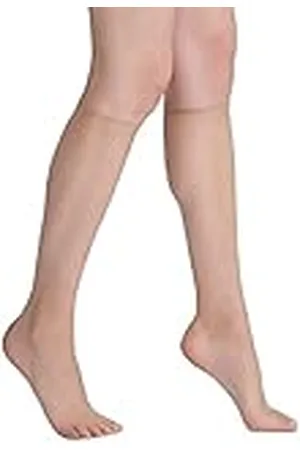 Dim Medias Calcetines Oscuros Efecto Bronceado Borde Invisible Mujer x4, Multicolor, Talla única