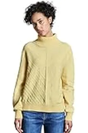Street one A303086 Jersey con Textura, Mellow Yellow Mel, 36 para Mujer