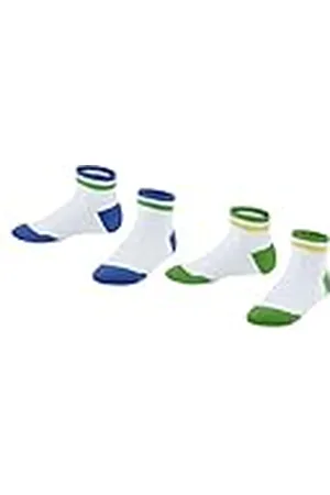 ESPRIT Active Tennis 2-Pack K SN algodón fino transpirable corte 2 pares, Calcetines cortos Unisex niños, , 31-34