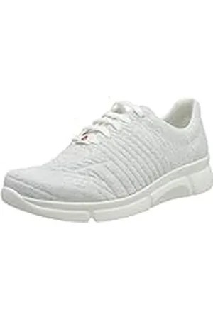 Berkemann Pinar, Zapatillas Mujer, Blanco (Weiß/Silver/Lurex 104), 38 EU
