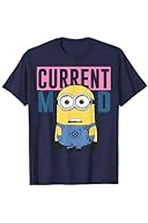 Minions Dibujo animado de Current Mood Pink Minion Camiseta