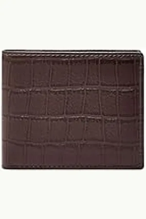 Fossil Derrick, Accesorio de Viaje-Billetera Hombres, marrón, Small