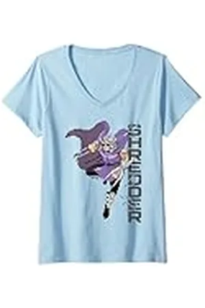 Teenage Mutant Ninja Turtles Mujer Personaje del juego retro TMNT Shredder Camiseta Cuello V