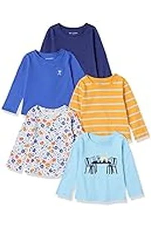 Amazon Camisetas Manga Larga Niña, Pack de 5, , 5 años