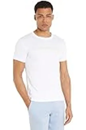 Calvin Klein Jeans Camiseta de Manga Corta para Hombre Institutional Logo Slim Fit, , L