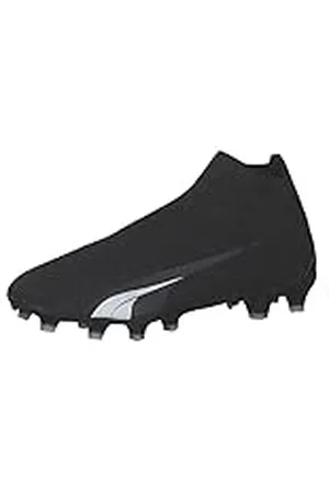 PUMA Ultra Match+ Ll FG/AG, Zapatillas de fútbol Hombre, Negro, Blanco, 39 EU