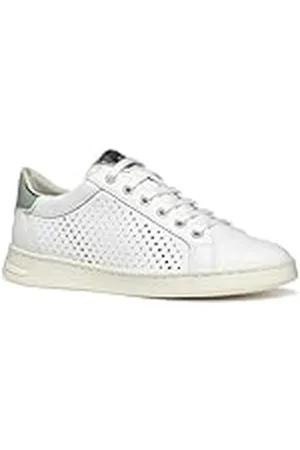 Geox D Jaysen B, Zapatillas Mujer, White/Mint, 40 EU