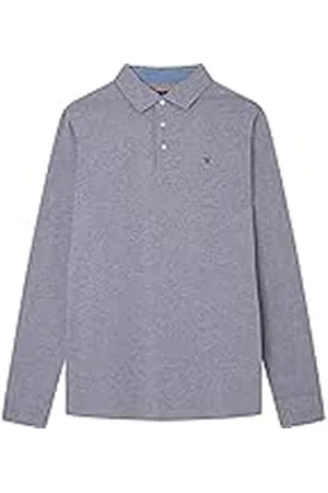 Hackett Alcantara TRM JSY LS Camiseta Tipo Polo, , L para Hombre