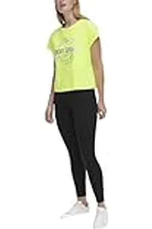 DKNY Camiseta de Malla atlética metálica, , L para Mujer