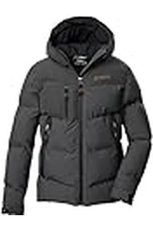 Killtec Kow 230 BYS QLTD JCKT 43514-000 - Chaqueta acolchada para niño (aspecto de plumón, con capucha, 128), color gris