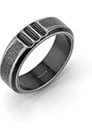 Fynch-Hatton FHJ-0008-R-60 Anillo, Acero Inoxidable Antiguo