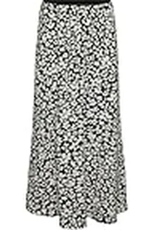 VERO MODA Vmalba Ankle Skirt Wvn Ga Noos Falda Acampanada, , XXL para Mujer
