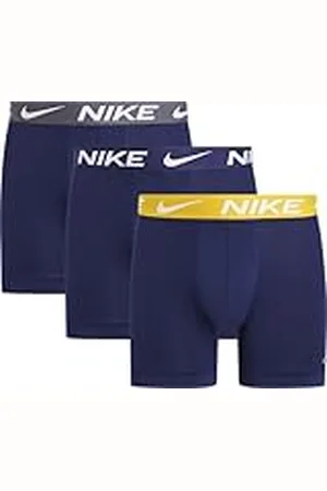 Nike Boxer Brief 3PK Ropa Interior, BLE Vd-Uni Gld/Drk Gry/BE Void WB, L Hombre