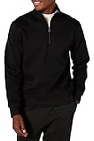 Amazon Sudadera polar de manga larga y cremallera de un cuarto Hombre, , XXL