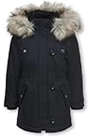 ONLY Girl Parka Lang 134night Sky abrigos hombre, Niñas, , 134