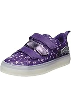 Clarks Flare Fly K., Zapatillas Niñas, Morado (Morado Purple), 24 EU