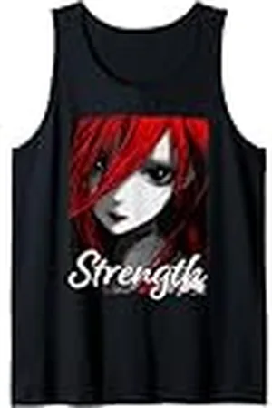 Curlyfox Design Animegirl Anime Manga Girl Beauty 32 Camiseta sin Mangas