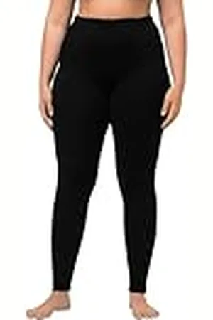 Ulla Popken Leggings, Leggings Mujer, (Black), EU 62-64
